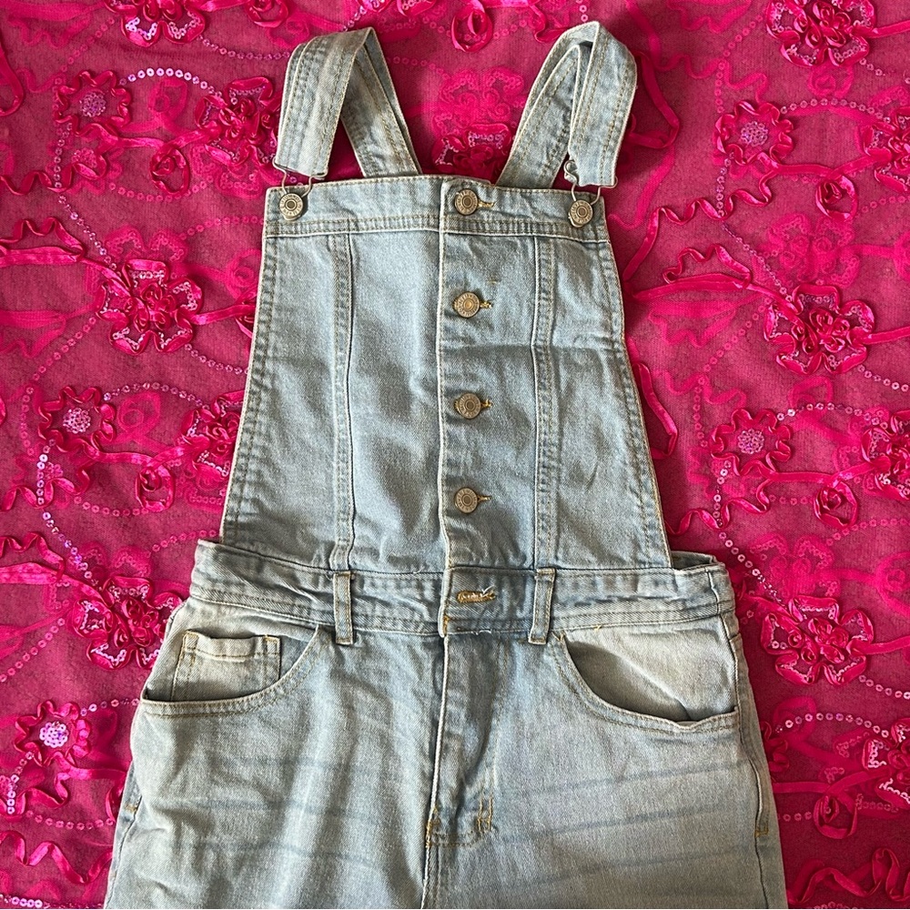 love tree light wash overalls - Picture 2 of 15